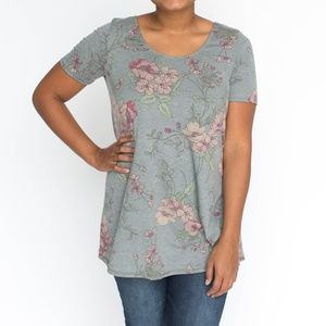 Everyday Tee Mint Floral
